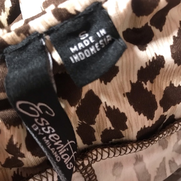 Essentials by Milano Leopard Print Dress - Picture 5 of 7